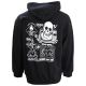 2. Vans Schwarzer Crazy Eddy 66 Loose Pullover Hoodie - VN000JE7BLK