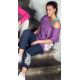 LEONE LW1009/S16 Lange Leggings Marineblau "S"