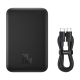 12. Baseus Magnetic Mini Air 6000mAh 20W Powerbank mit induktiver Ladefunktion und Baseus Simple USB-C-Kabel (20V/3A) 30cm – Schwarz