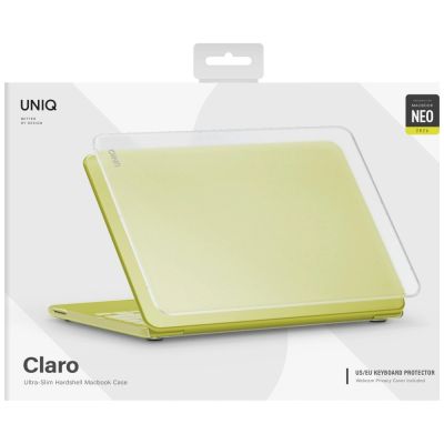 12. Uniq Claro Hülle für MacBook Neo – Transparent