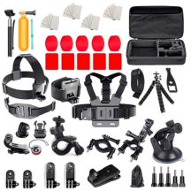 Set universelles Zubehör 63 in 1 für GoPro, DJI, Insta360, SJCam, Eken Sportkameras (GoPro 63 in 1 Set)