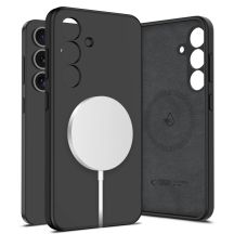 Tech-Protect Liquid Silicone MagSafe Case für Samsung Galaxy S25 - Schwarz