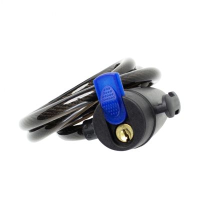 4. Wozinsky WZR-K3 Kabel-Fahrradschloss mit Schlüssel, 90 cm – Schwarz