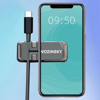 6. Wozinsky Magnetischer Telefonhalter mit Kabelorganisation (WMCDO-B1)