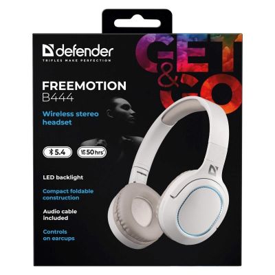 11. Defender Bluetooth Freemotion Over-Ear-Kopfhörer B444 Beige 63444