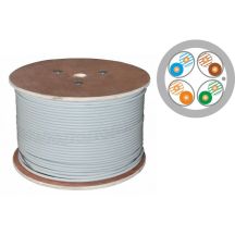 Alantec U/FTP Cat.6A Netzwerkkabel, LSOH, DCA 4x2x23 AWG, 10 Gbit/s, 700 MHz, Grau, 500 m (KIF6ALSOH500D)