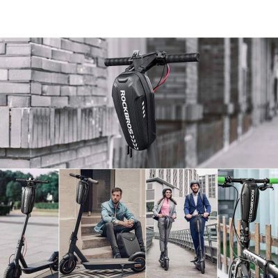 5. Rockbros B62-1 Fahrradtasche für Lenker oder Rahmen 3L - Schwarz