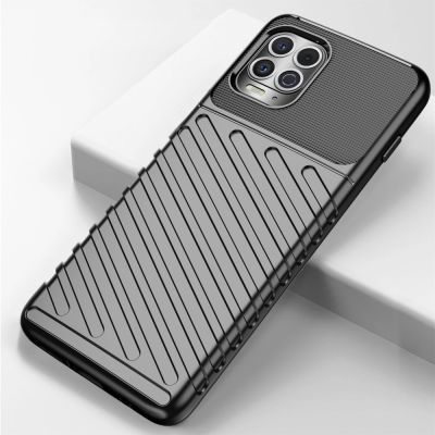 12. Thunder Case Flexibel Robuste Panzer Handyhülle TPU Schutzhülle für Motorola Moto G100 / Edge S schwarz