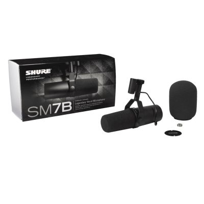 8. Shure SM7B - Dynamisches Mikrofon mit Nierencharakteristik für Sprachübertragungen - Radio