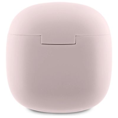 3. Guess GUTWSJ14ESGP TWS Bluetooth-Kopfhörer + Dockingstation, rosa/rosa, bedrucktes klassisches Logo