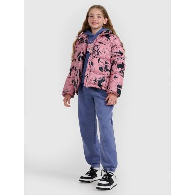 3. Mädchen-Daunenjacke mit Synthetikfüllung 4F 4FJRAW25TDJAF0748-54A