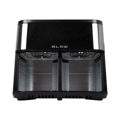 11. Heißluftfritteuse Blow 2500W 9L fettfreie Fritteuse, Zweikammer-Modell