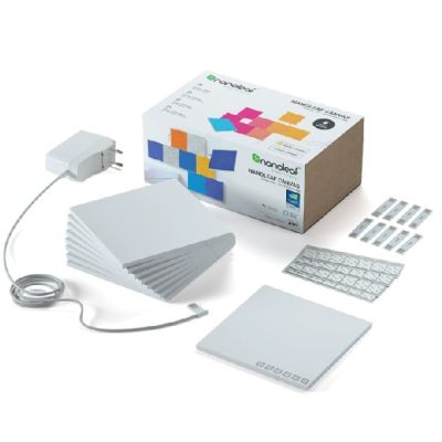 Nanoleaf Canvas Smarter Kit – Lichtpaneele (9 Paneele inklusive Controller) NL29-0002SW-9PK