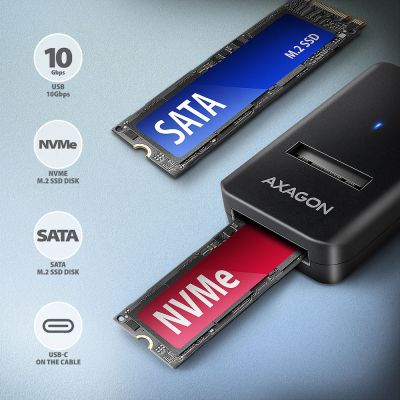 2. AXAGON ADM2-CM USB3.2 Gen 2 M.2 Adapter