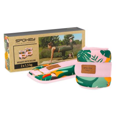 5. Spokey HOME JUNGLE ankle and wrist weights 2x 1.5 kg
