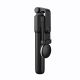 8. Selfie-Stick WH1YXS Teleskopstativ 1 m mit runder Lampe und Telefonhalter – Schwarz