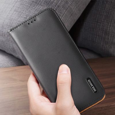 10. Dux Ducis Hivo Hülle Samsung Galaxy S23+ Flip Cover Wallet Stand RFID Blocking braun