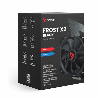 7. SAVIO CPU-KÜHLER FROST BLACK X2