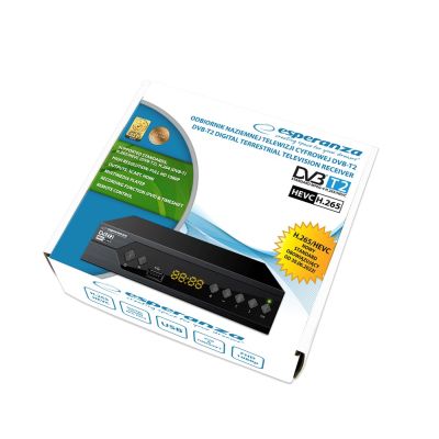 5. ESPERANZA DVB-T2 Tuner H.265/HEVC EV107R