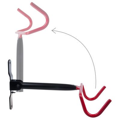 3. MACLEAN HORIZONTALE FAHRRAD-WANDHALTERUNG, STAHL, MAXIMALE BELASTUNG 30 KG MC-430