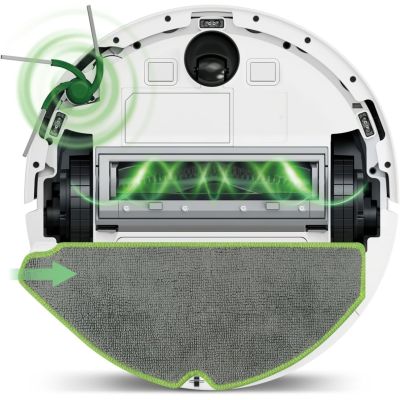 6. Roomba 115 Combo Saugroboter mit automatischer Entleerungsstation, Weiß