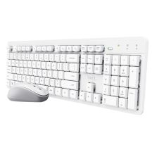 Tastatur + Maus Trust ODY II Wireless White US