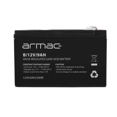 12V/9Ah Universal-Batterie für USV-Anlagen. ARMAC B/12V/9Ah