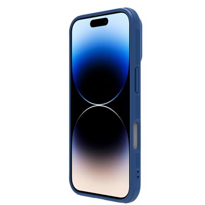 4. Nillkin CamShield Pro magnetische Hülle für iPhone 16 – blau