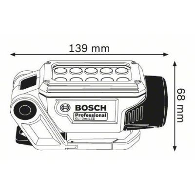 5. Bosch GLI DeciLED Professional LED Blau, Grau