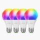 Nanoleaf Essentials Smart-Glühbirnen 4er-Pack A60-E27 (Wi-Fi)