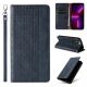 3. Magnet Strap Case iPhone 14 Pro Flip Wallet Mini Lanyard Ständer Blau