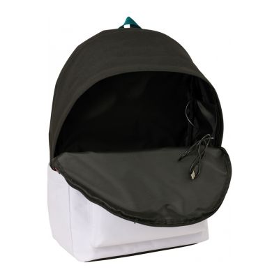 11. Real Madrid Sportrucksack mit USB-Anschluss und Laptopfach, Doppelrucksack 612554820