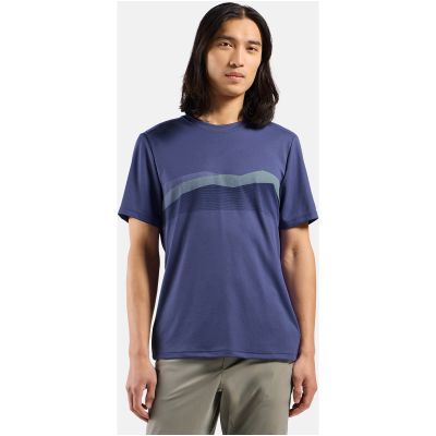 2. Herren-T-Shirt Odlo F-DRY RIDGELINE, Rundhalsausschnitt, kurze Ärmel, blau