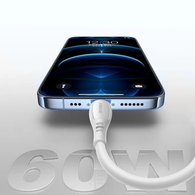 8. Joyroom S-A59 Vibrant Series 60W USB-C - USB-C-Kabel 1,2 m - Weiß