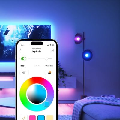 5. Nanoleaf Essentials Smart-Glühbirnen 4er-Pack A60-E27 (Wi-Fi)