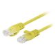 Patchkabel Kat. 6 UTP 3 m gelb Fluke geprüft Lanberg 10er-Pack