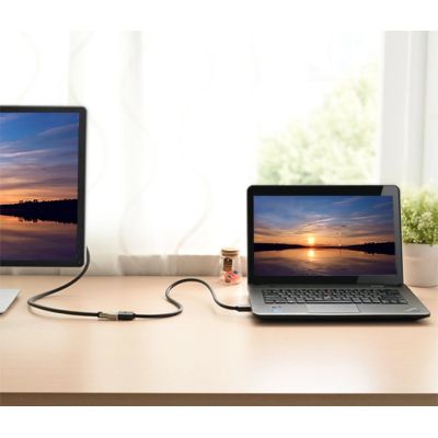 3. Ugreen HD107 10142 HDMI (Stecker) – HDMI (Buchse) 4K-Kabel 2 m – Schwarz