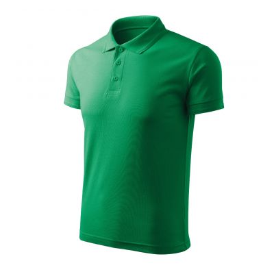 3. Malfini Pique Polo Free M MLI-F0316 grasgrünes Poloshirt