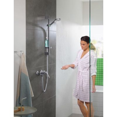 3. Hansgrohe Crometta Duschsystem Chrom, Weiß