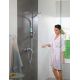 3. Hansgrohe Crometta Duschsystem Chrom, Weiß