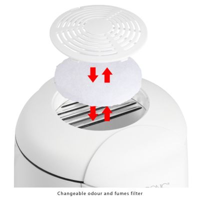4. Clatronic FFR 2916 Fritteuse (1 l; 840 W; weiß)