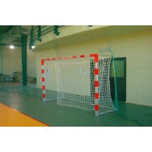Handballnetz /PE 3/ 3x2x0,8x1m NETEX - WEISS - ROT