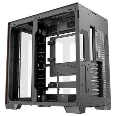 8. Antec C Curve Holz Full Tower Schwarz, Transparent, Holz