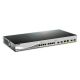 D-Link DXS-1210-12TC/E Netzwerk-Link Managed L2 10G Ethernet (100/1000/10000) 1U Schwarz, Silber