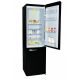 4. Ravanson LKK-250RB 250l Retro-Kühlschrank | LED-Beleuchtung | Vintage-Stil | 545 x 585 x 182 mm | Schwarz