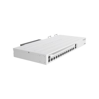 2. Mikrotik CCR2004-1G-12S+2XS Router: Insgesamt 13 Ethernet-Ports; Architektur: ARM 64-Bit; CPU-Kerne: 4