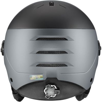 6. UVEX Wanted Visor pro V Skihelm, schwarz matt