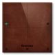 2. Grenton Touchpanel / 4 Touchfelder / TF-Bus / dunkle Front aus Naturleder