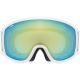 3. Uvex Topic FM sphärische Wintersportbrille, Weiß, Unisex, Blau, Gelb, sphärische Linse