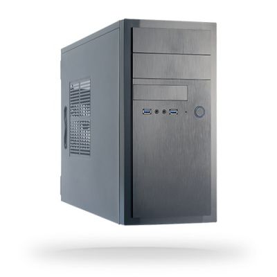 Chieftec HT-01B-350GPB Midi-Tower-Computer-Sicherheits- und Halterungssystem, Schwarz, 350 W